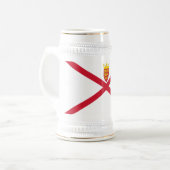ジャージー旗 ビールジョッキ (正面左)