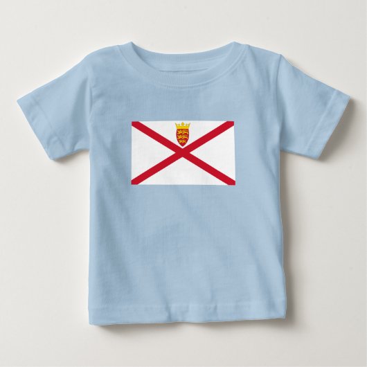 ジャージー旗 ベビーTシャツ (正面)