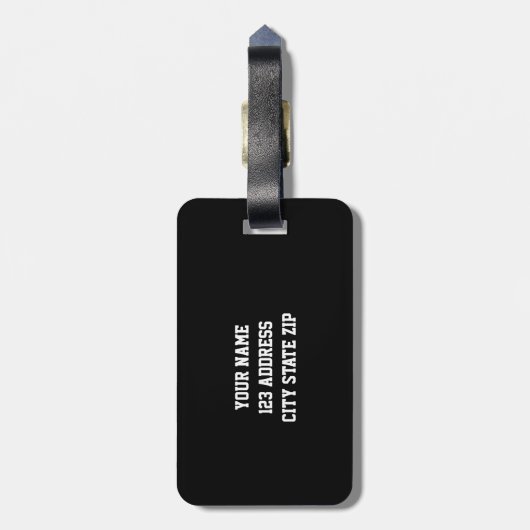 ジャージー番号とピンクバスケットボールのラゲッジタグ ラゲッジタグ (裏面縦)