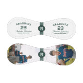 ジャージー番号 |グリーン卒業モノグラム 野球ボール (パネル)