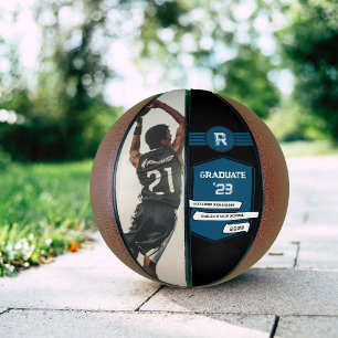 ジャージー番号  卒業モノグラム（青） バスケットボール