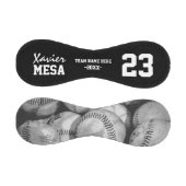 ジャージー番号(白黒カスタムのベースボール) 野球ボール (パネル)