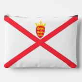 ジャージー諸島国旗 アクセサリーポーチ (正面)