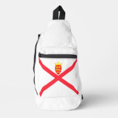 ジャージー諸島国旗 スリングバッグ (正面)