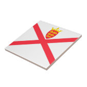 ジャージー諸島国旗 タイル (側面)