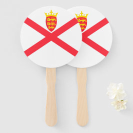 ジャージー諸島国旗 ハンドファン