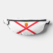 ジャージー諸島国旗 ファニーパック (レイダウン)