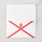 ジャージー諸島国旗 プレイスカード (外部開封)