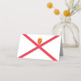 ジャージー諸島国旗 プレイスカード