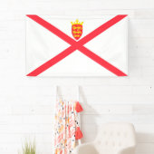 ジャージー諸島国旗 横断幕 (インサイチュ)