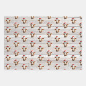 ジャージー・カウズ、バーンドウッド、"Moory Christmas" ラッピングペーパーシート (正面2)