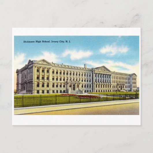 ジャージー・シティ・ディキンソン高校 ポストカード (正面)