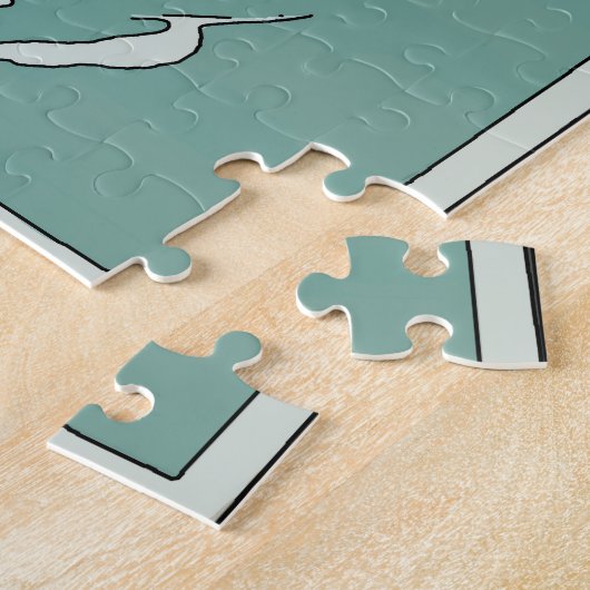 ジャージー・ショア、ボートに乗る ジグソーパズル (側面)