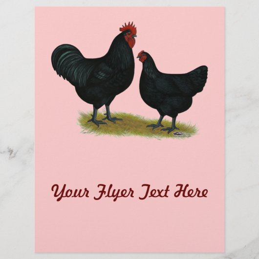 ジャージー・ジャイアントチキン チラシ (正面)