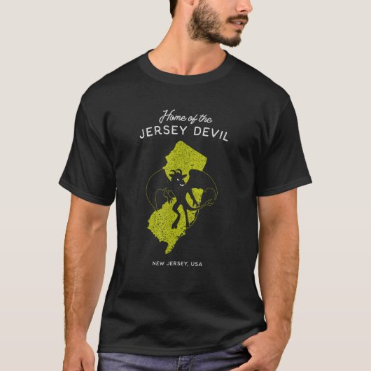 ジャージー・デビル発祥の地 アメリカ ニュージャージー州 Tシャツ (正面)