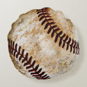 ジャージー·ナンバー·ラウンド·ヴィンテージ·ピローズ ラウンドクッション (裏面)