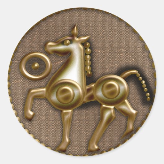 ジャージー・ホース ラウンドシール (正面)