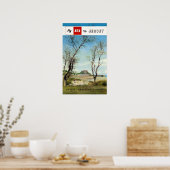 ジャージー、モンオルゲイル城ヴィンテージ旅行ポスター ポスター (キッチン)