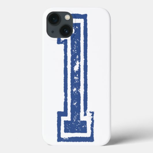 ジャージ番号1 Case-Mate iPhoneケース (裏面)