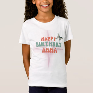 ジャージ素晴らしーTシャツハッピーバースデーアナ Tシャツ