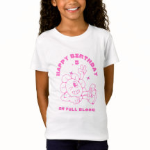 ジャージ素晴らしーTシャツハッピーバースデーフル開花