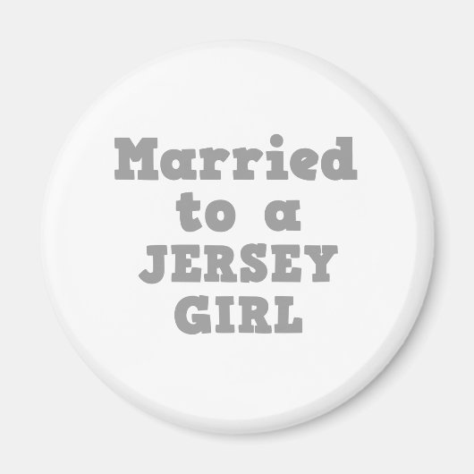 ジャージ結婚したーの女の子に マグネット (正面)