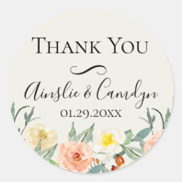 ジャーディン・ド・フルール ウェディング サンクス フェイバー ラウンドシール
