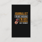 ジャーナリおもしろいスト·ジョブ·イヨミ·ニュース·作家記者 名刺 (正面)