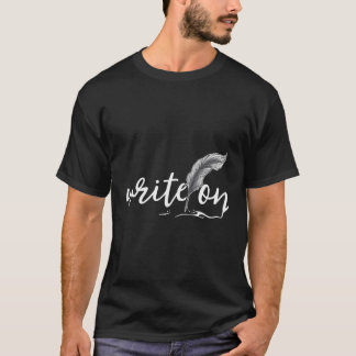 ジャーナリスト書のシャツ作家にジャーナリズムの贈り物 Tシャツ