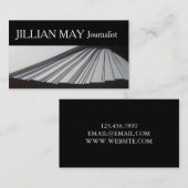 ジャーナリスト記者メディア報道 名刺 (正面/裏面)