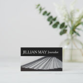 ジャーナリスト記者メディア報道 名刺 (スタンド正面)