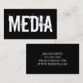 ジャーナリスト記者メディア報道 名刺 (正面/裏面)