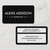 ジャーナリスト4ドット 名刺 (正面/裏面)