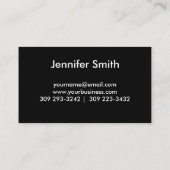 ジャーナリスト|の作家|のブロガー|Reporter 名刺 (裏面)