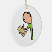 ジャーナリスト セラミックオーナメント (右)