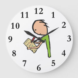 ジャーナリスト ラージ壁時計