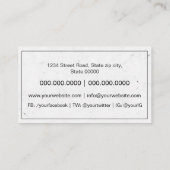 ジャーナリスト 名刺 (裏面)