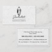 ジャーナリスト 名刺 (正面/裏面)