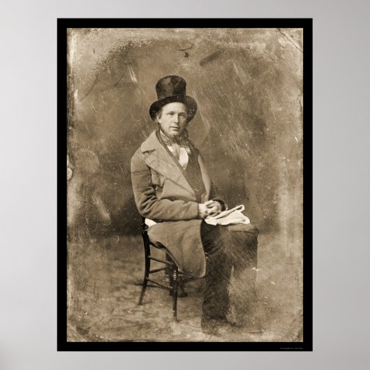 ジャーナリストGreeley Daguerreotype 1844 ポスター (正面)