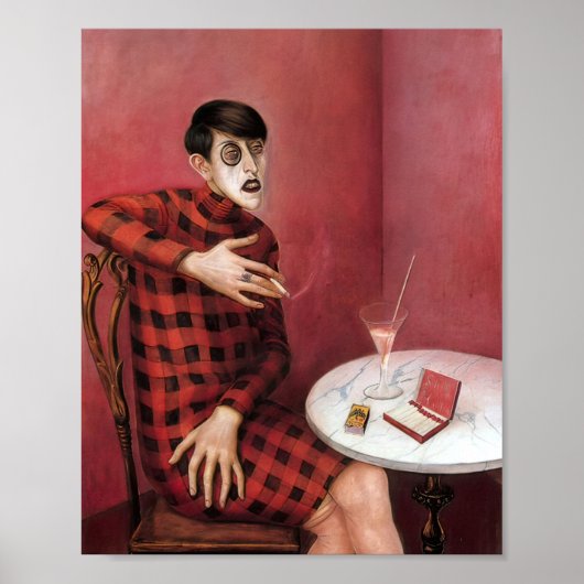 ジャーナリストSylvia Von Harden Ottoのポートレート ポスター (正面)