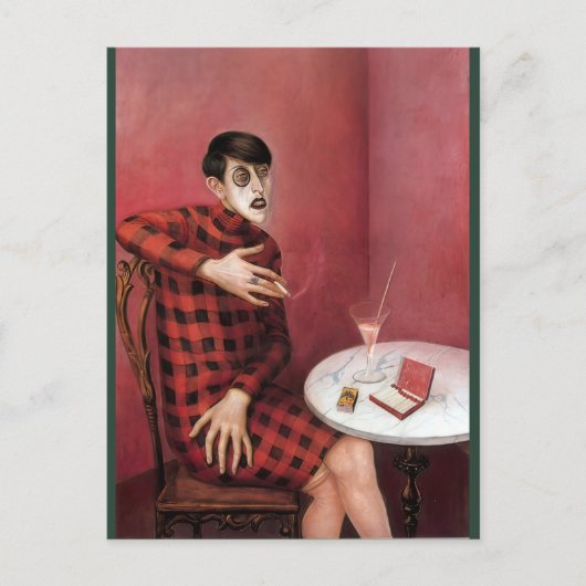 ジャーナリストSylvia Von Harden Ottoのポートレート ポストカード (正面)