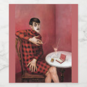 ジャーナリストSylvia Von Harden Ottoのポートレート ワインラベル (シングルラベル)