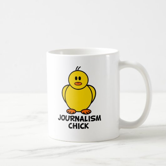 ジャーナリズムのひよこ コーヒーマグカップ (右)