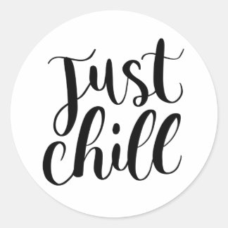 ジャーナリングのためのミニマルなカリグラフィーシール ラウンドシール