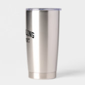 ジャーナリングは私のスポーツだ 保温保冷タンブラー (左面)