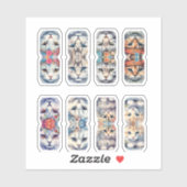 ジャーナリング用猫タブ シール (シート)