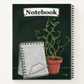 ジャーナリン感動的グおよび勉強用ノートブック ノートブック (裏面)