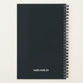 ジャーナルお洒落とのキツネ- 「成長する?野生になれ!」 ノートブック (裏面)