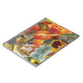 ジャーナルと農家市場テーマ ノートブック (左側)