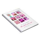 ジャーナルのパーソナライズされた作成ADD PHOTOSと文字 ノートブック (右側)